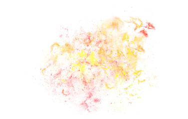 gold and orange galaxy watercolor  stars splashes transparent