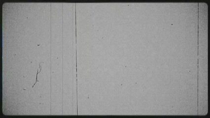 Nostalgic Classic Film Distortion. Film Scratches and Noise