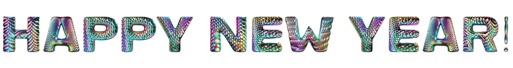 happy new year on white background jpg