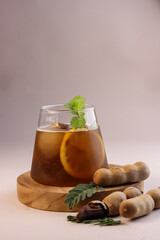 Tamarind Ice Tea with Lemon Lime.