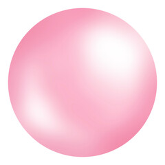 the bright pink pearl sphere