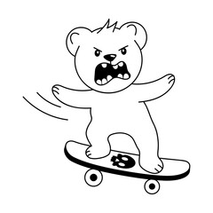 Bear Skating 