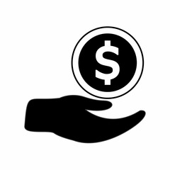 money or dollar coin icon