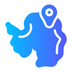 location Gradient icon