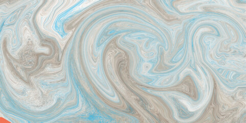 Multicolored background from paints on liquid. Bright pattern on liquid. Marbleized bright effect with fluid painting, background for wallpapers. Colored paint stains in style of pop art.