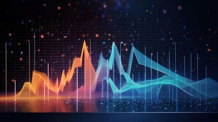 Business and office statistics, numbers and reports. Sales, profit, cost, capital etc. Data analysis, data science concept