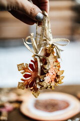 Christmas decorations. Handmade Christmas toys. New Year. Beautiful pictures.