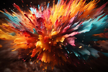 abstract background color explosion.