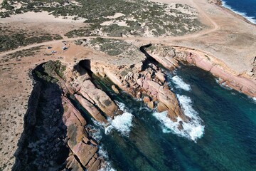 Talia Caves and Coastline - Woolshed Cave, South Australia