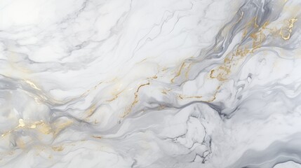 Abstract marbled background. Luxurious elegant grey and white marble stone texture, with gold details.