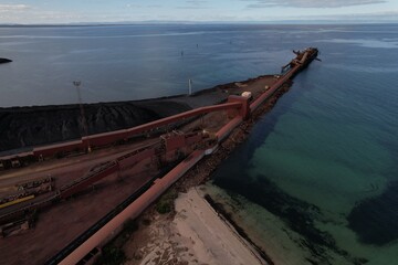 Obraz premium Port Whyalla, Aerial Drone Images, South Australia
