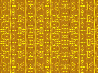 Luxury golden curve pattern cover design. Elegant floral ornament on gold background. Premium vector collection for rich brochure, luxury invitation, royal wedding template.