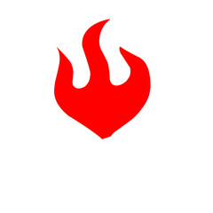 Flat Fire Icon
