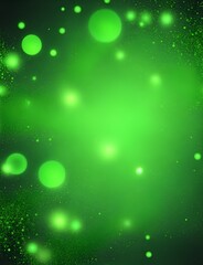 Green glitter abstract background, vertical composition