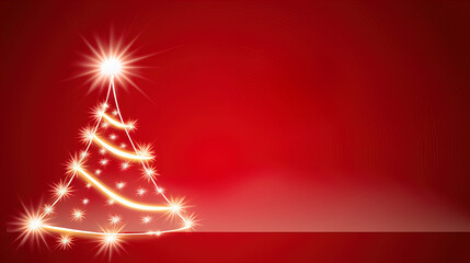 Christmas tree design, wallpaper illustration.