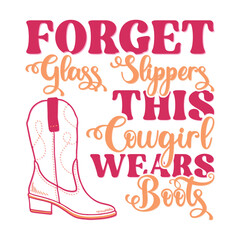 Cowgirl, Cowboy, Western Colorfull vector t-shirt design