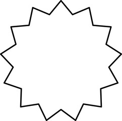 Sun line icon. Sun outline star icons or logo collection. Summer, sunlight, sunset, sunburst. Vector illustration.