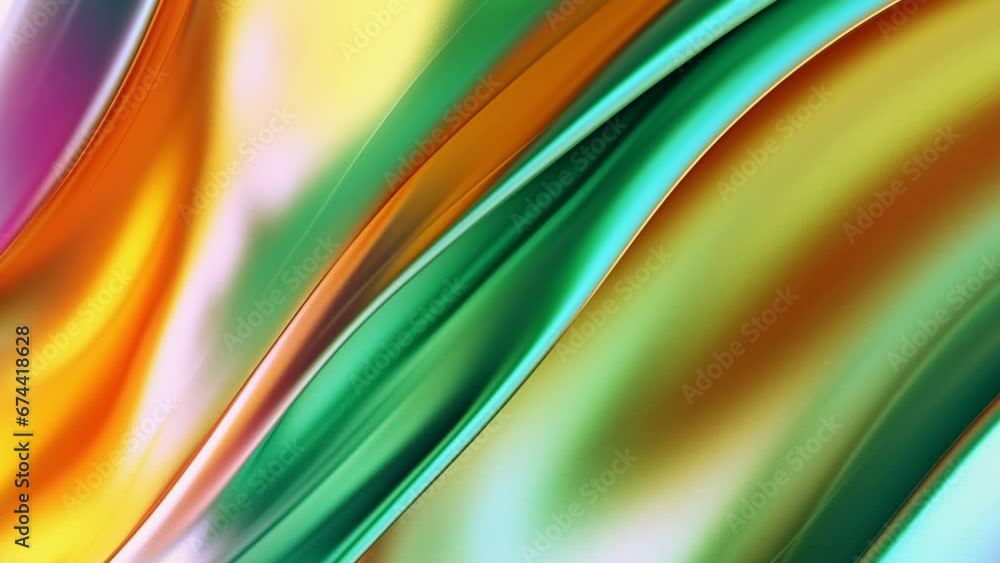Poster satisfying cloth loop animated background