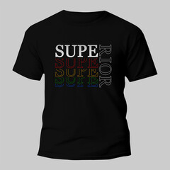 t shirt illustration typography for print