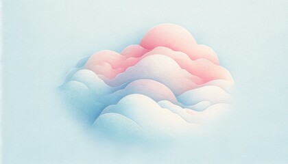 Creative Watercolor Gradient Background in Pastel Blue and Pink for Graphic Designers