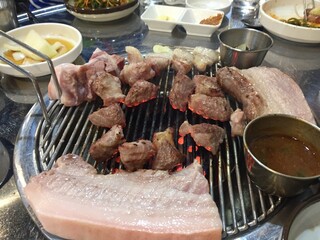 제주도 흑돼지 구이
