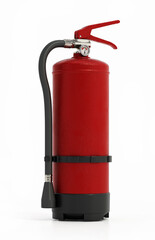 Fire extinguisher isolated on white background. 3D illustration
