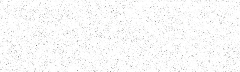 Film grain with splattered texture with small particles of debris and dust in gray tints. Overlay mockup of an old photograph. Abstract grungy background with random noise pattern. Vector illustration - obrazy, fototapety, plakaty