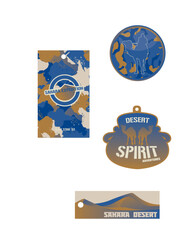 Set of template, labels and various fashion decorations Created with Adobe Illustrator 
