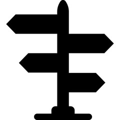 Travel Route. Navigation, Location, Map pointer, Map, GPS. Vector Illustration