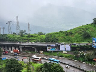 Lonavala, Maharashtra India - Sep 09 2023: Khandala Ghat View Point