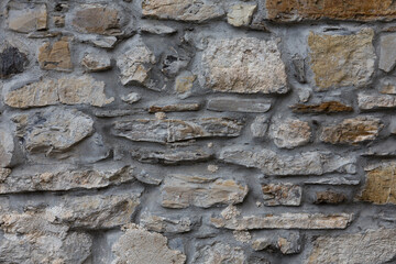 wall of stones as a texture