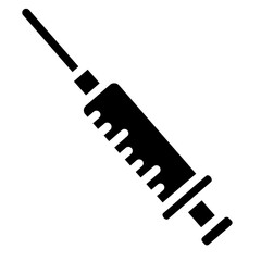 Syringe glyph icon