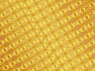 Luxury golden curve pattern cover design. Elegant floral ornament on gold background. Premium vector collection for rich brochure, luxury invitation, royal wedding template.