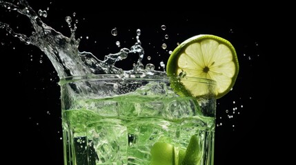Refreshing Lime Juice Splash