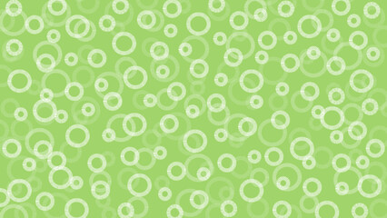 Fototapeta premium Green seamless pattern with drops