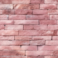 Fototapeta premium pink brick wall texture
