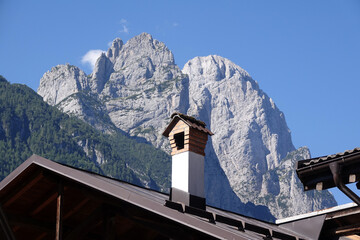 Schornstein in Taibon Agordino