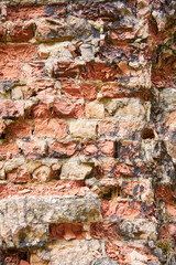 Broken brick texture, creative background.