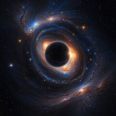 Black matter in the space of the universe. Space, energy