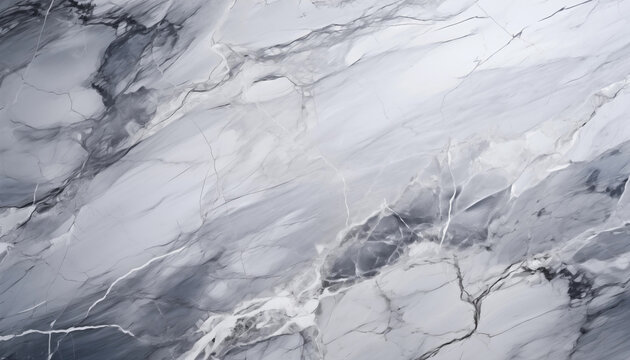Grey silver marble texture created with a generative ai technology