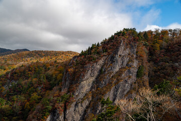 紅葉する山　大台ケ原
