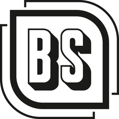 BS Letter Monogram Logo Design