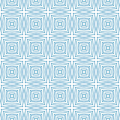 Mosaic seamless pattern. Blue symmetrical