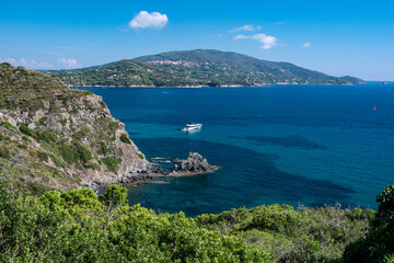 Fototapeta na wymiar Isola d'Elba, spiaggia del Relitto