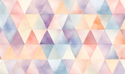 Obraz premium watercolor diamond pattern. Generative AI