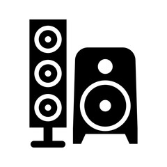 Stereo, speaker icon