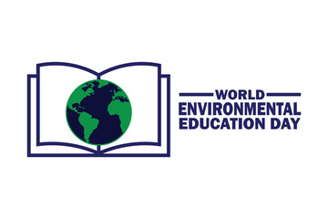 World Environmental Education Day Vector illustration. Suitable for greeting card, poster and banner.