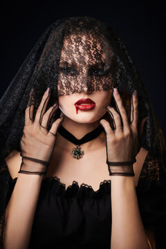 gothic vampire woman