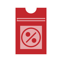 Voucher Dual Tone Style in Design Icon