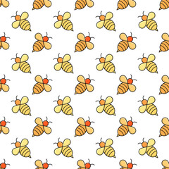 Bees pattern
